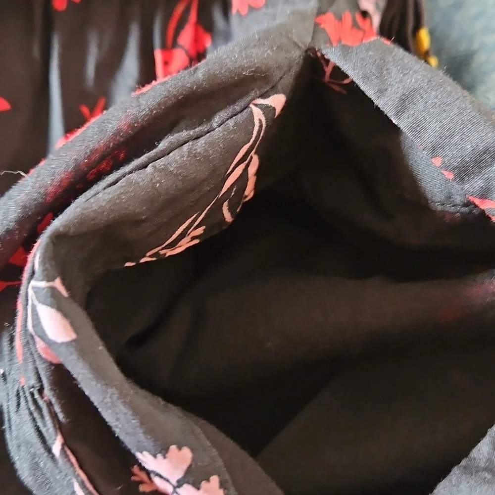 Boden Floral Long Sleeve Dress with Belt - Picture 8 of 8